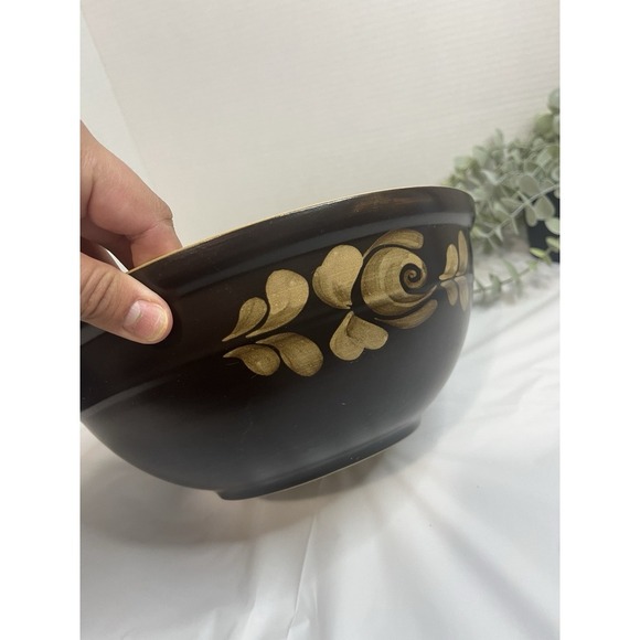 Vintage Set Of 2 Denby  Bakewell 2pt +4pt Stoneware Mixing Bowl Brown England - Picture 8 of 11